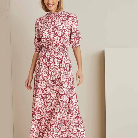 Damart Elasticated Waist Dress